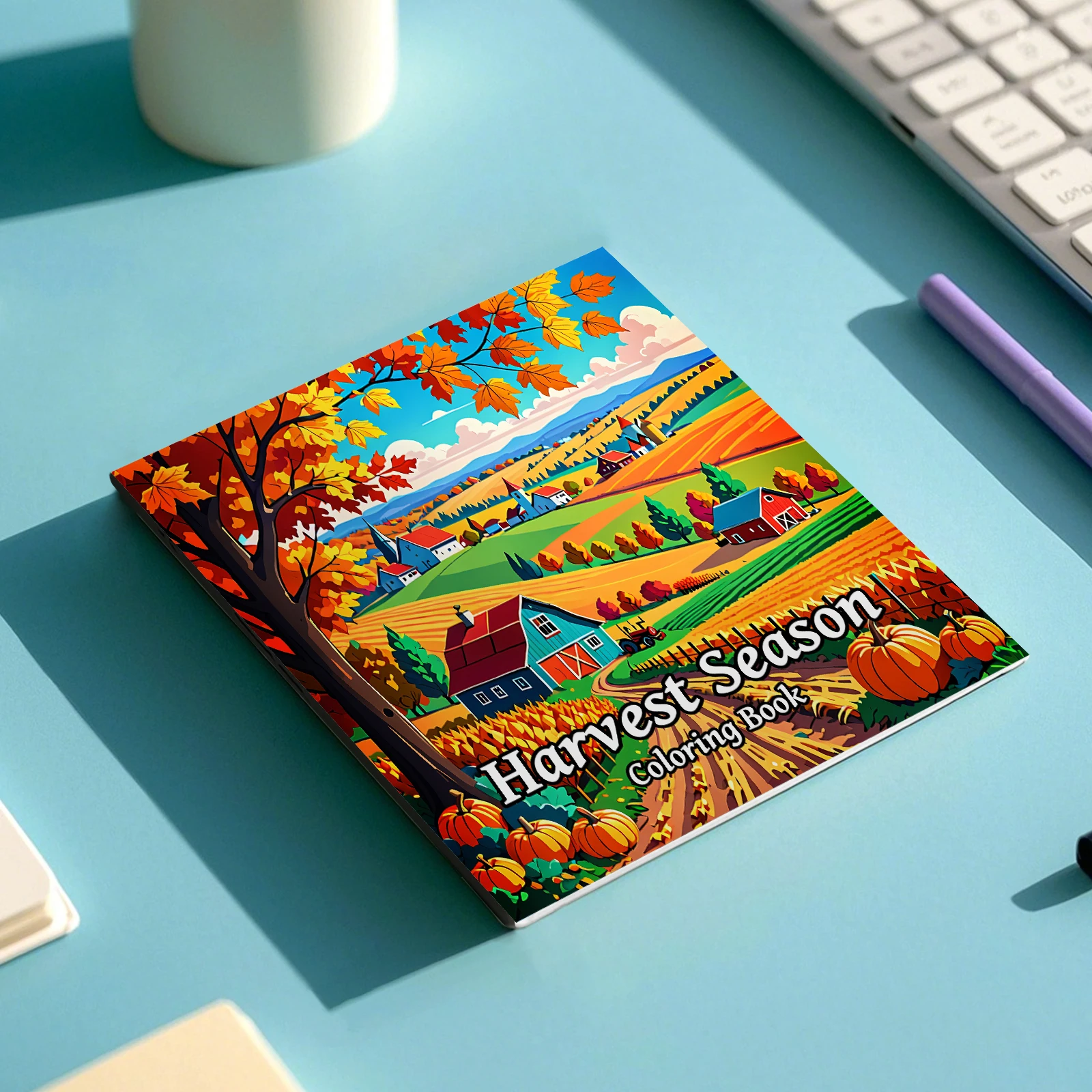 Harvest Season Coloring Book Graffiti Drawing Painting Art Book for Adults And Teens Kill Time Graffiti Painting Drawing ﻿ 3
