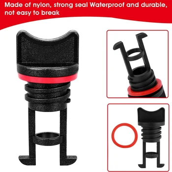 4-40Pcs Kayak Coarse Thread Bung Plug Replacement Nylon Raft Water Hole Plug Universal Boat Marine Yacht Drain Holes Stopper 4
