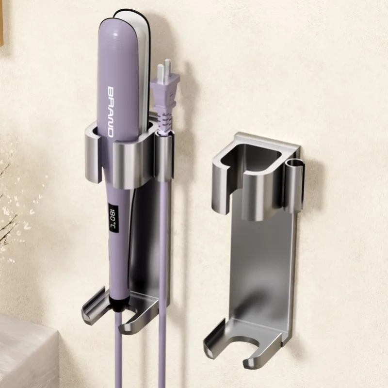 Wall Curly Hair Stick Shelf Iron Metal Airwrap Holder Hair Curling