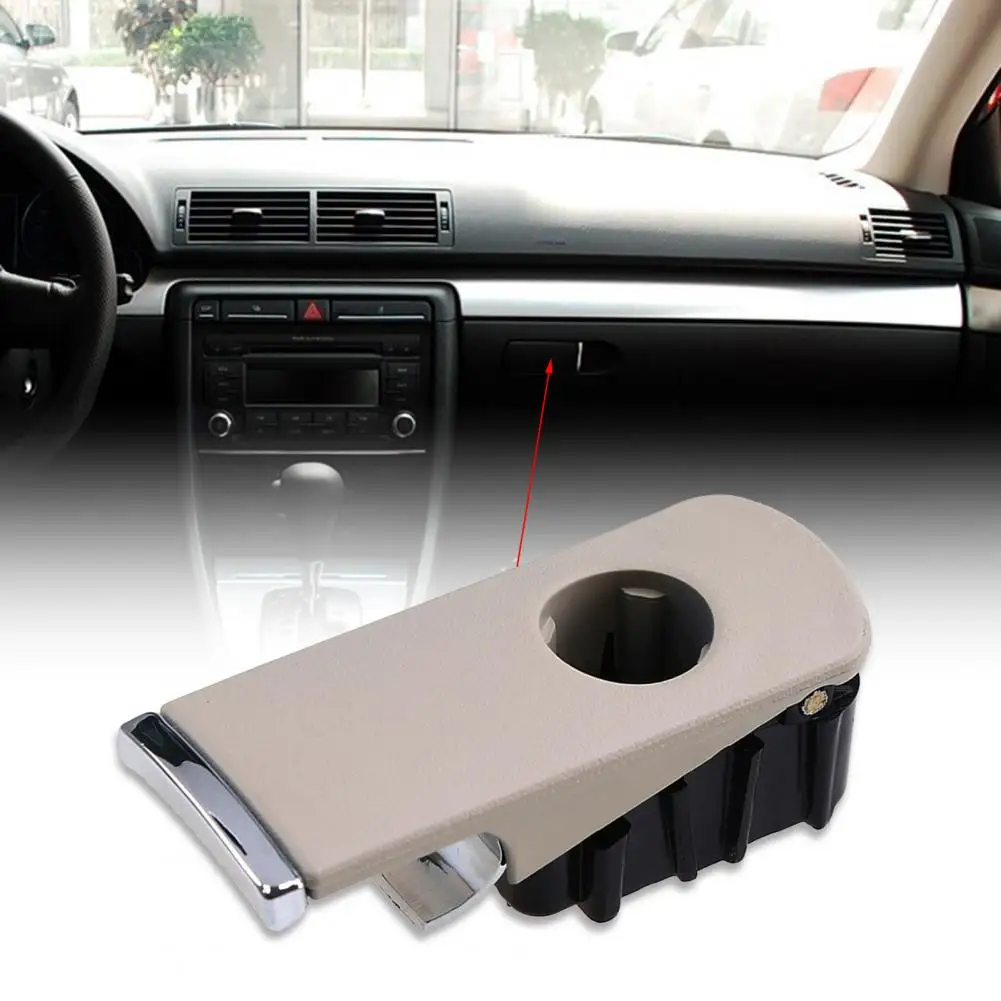 Glove Box Handle Lid Professional Armrest Glove Box Handle Cover Lock Hole 8E1857131 Compatible with A4 B6 B7 02 07