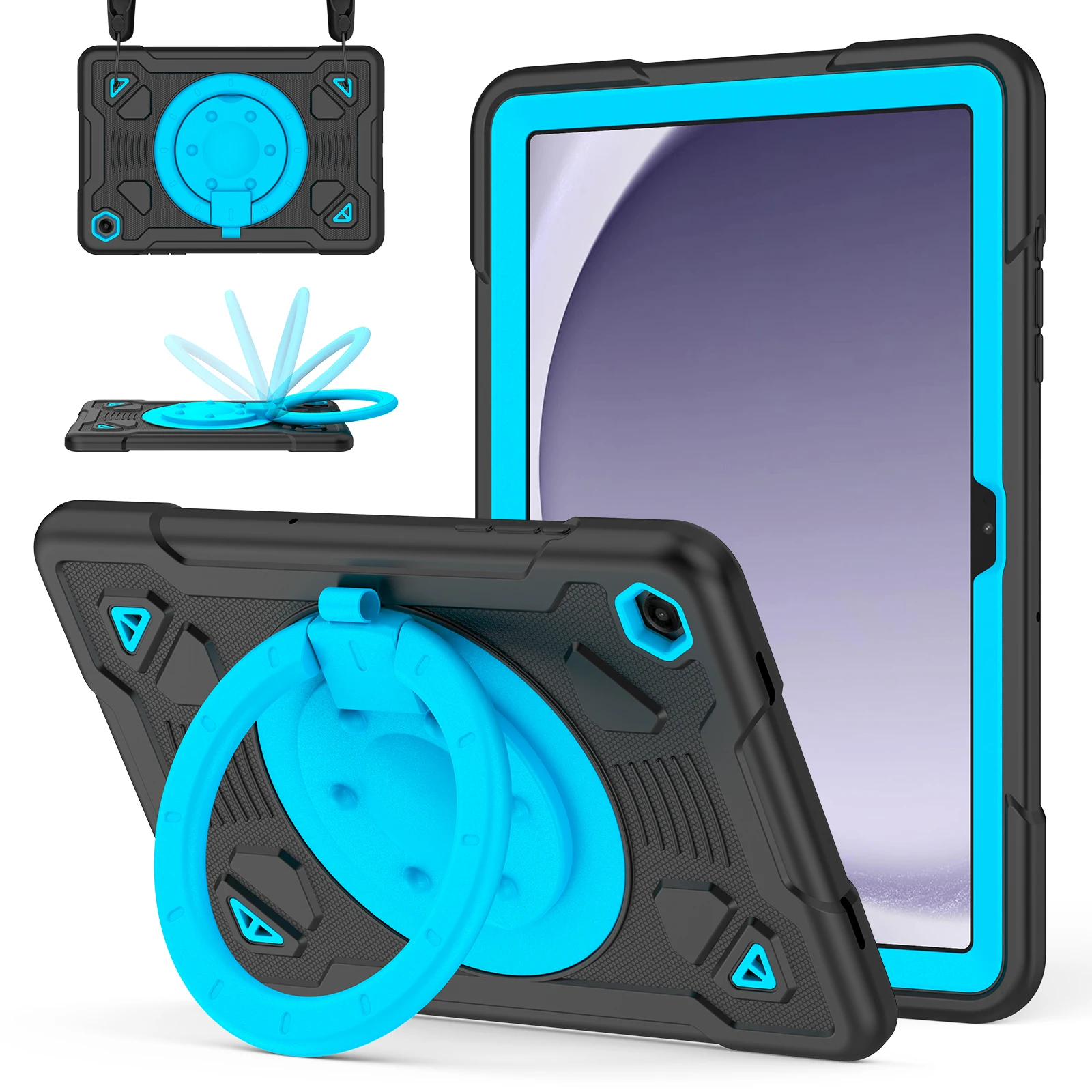 Vibrant Kids Tablet Case with Pen Tray and Enhanced Protection