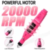 Nail Sander Set Electric Nail Drill Machine Grinding Equipment Milling Cutter For Manicure Pedicure Strong Polishing Tools 2