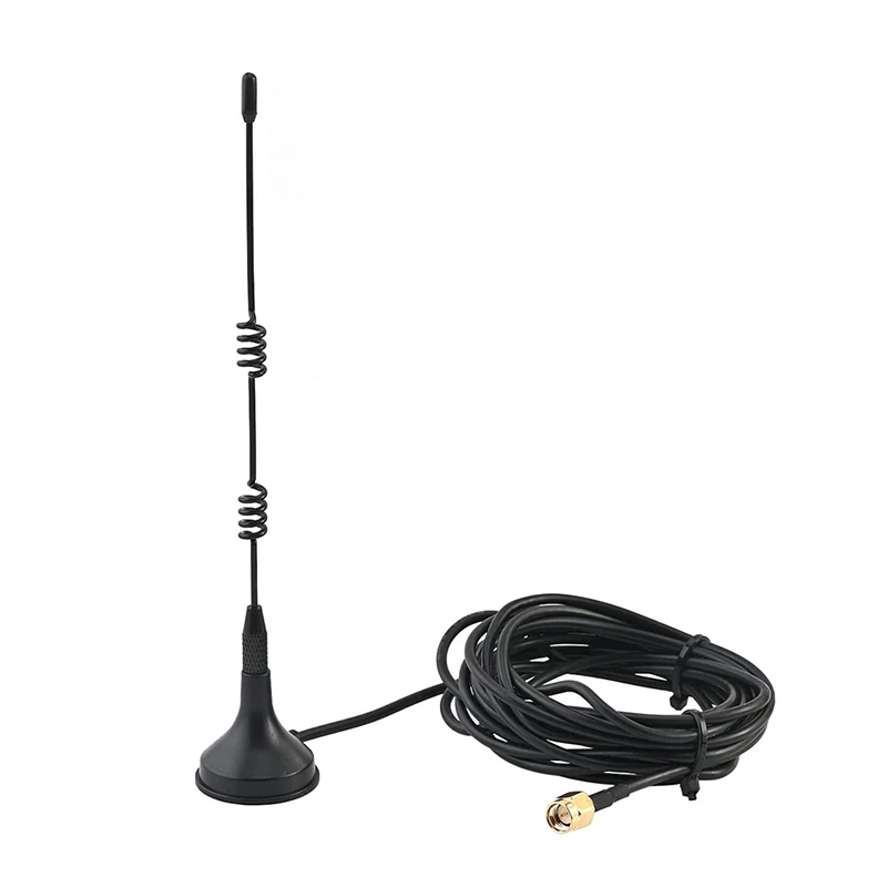 Double Circle Small Sucker Antenna 433MHZ Wireless Enhanced Signal Charging Station Receiving Antenna