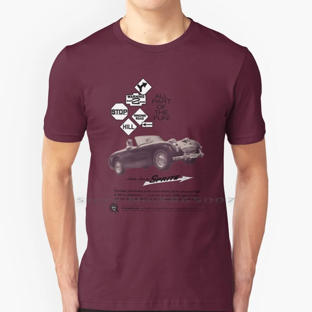 Austin Healey Frogeye Sprite T Shirt Cotton 6Xl Austin Healey Sprite Frogeye Adam Healey Gran Bretagna Sports 1950S 1960S 1970S
