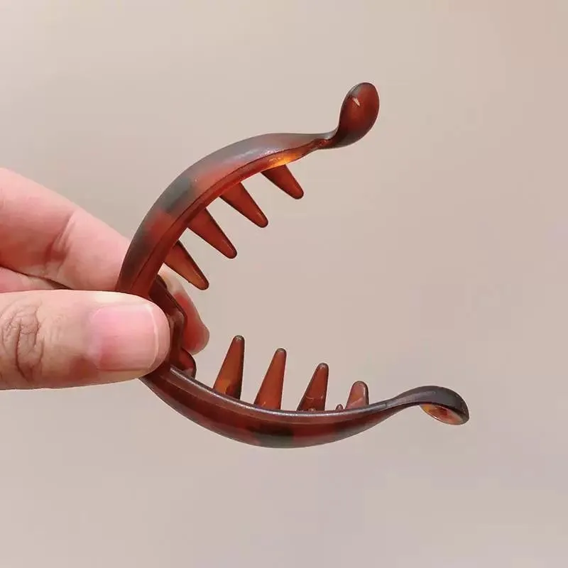 4 pcs Banana Clips, Small Size, Vertical Clips for Women, Elegant High Ponytail Hairpins, Twist Clips, Simple Hair Accessories