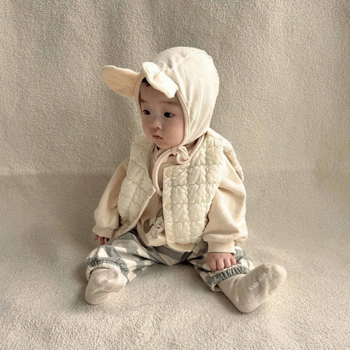 Fashion Baby Winter Clothes Girls Quilte Warm Vest Infant Boys Thicken Sleeveless Jacket 0-3y Toddler Kids Waistcoats Tops