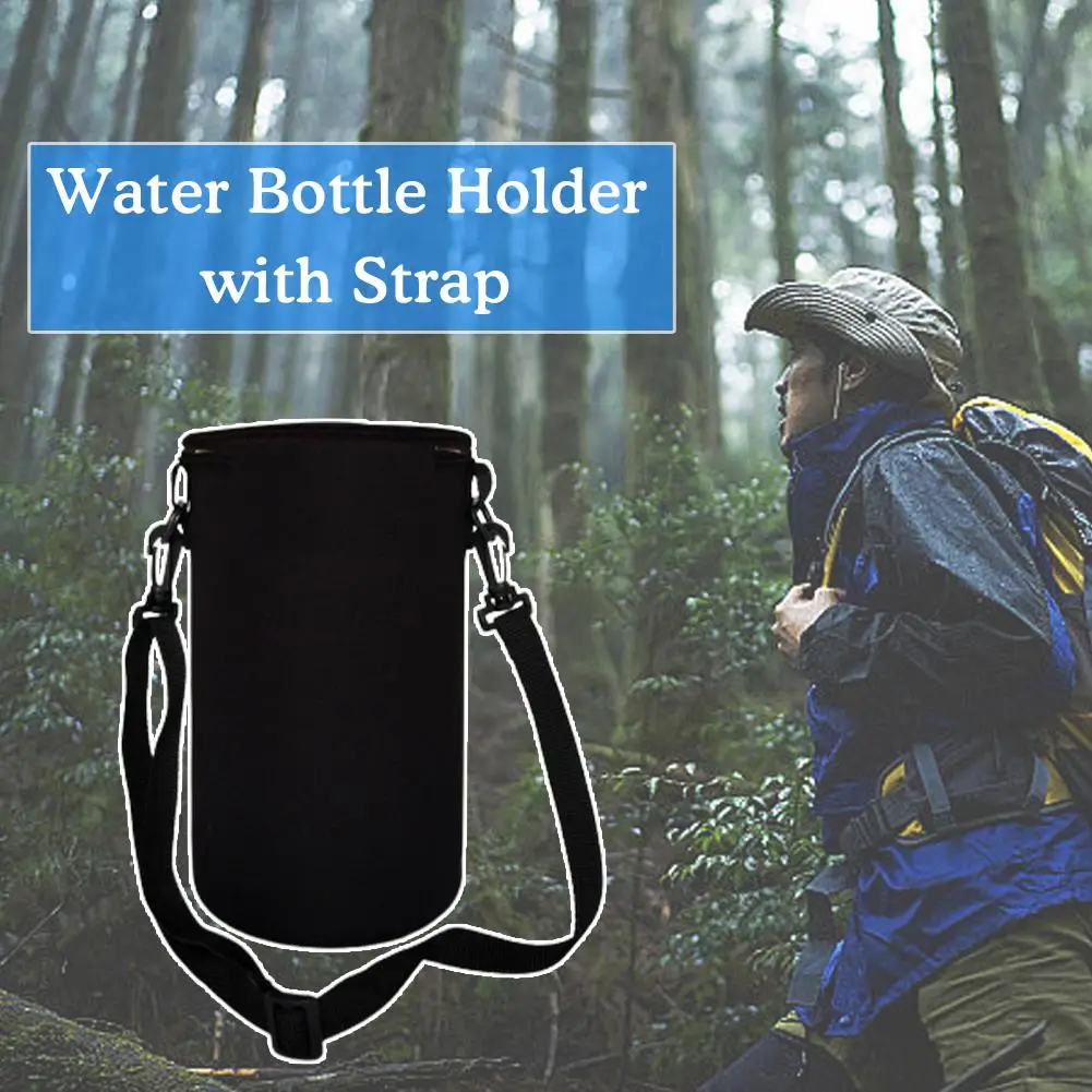 

Water Bottle Holder Strap Outdoor Portable Diving Cloth Ice Cover Cross Cream Bottle Diagonal Cup Cover Insulation 18oz36oz E5Q1