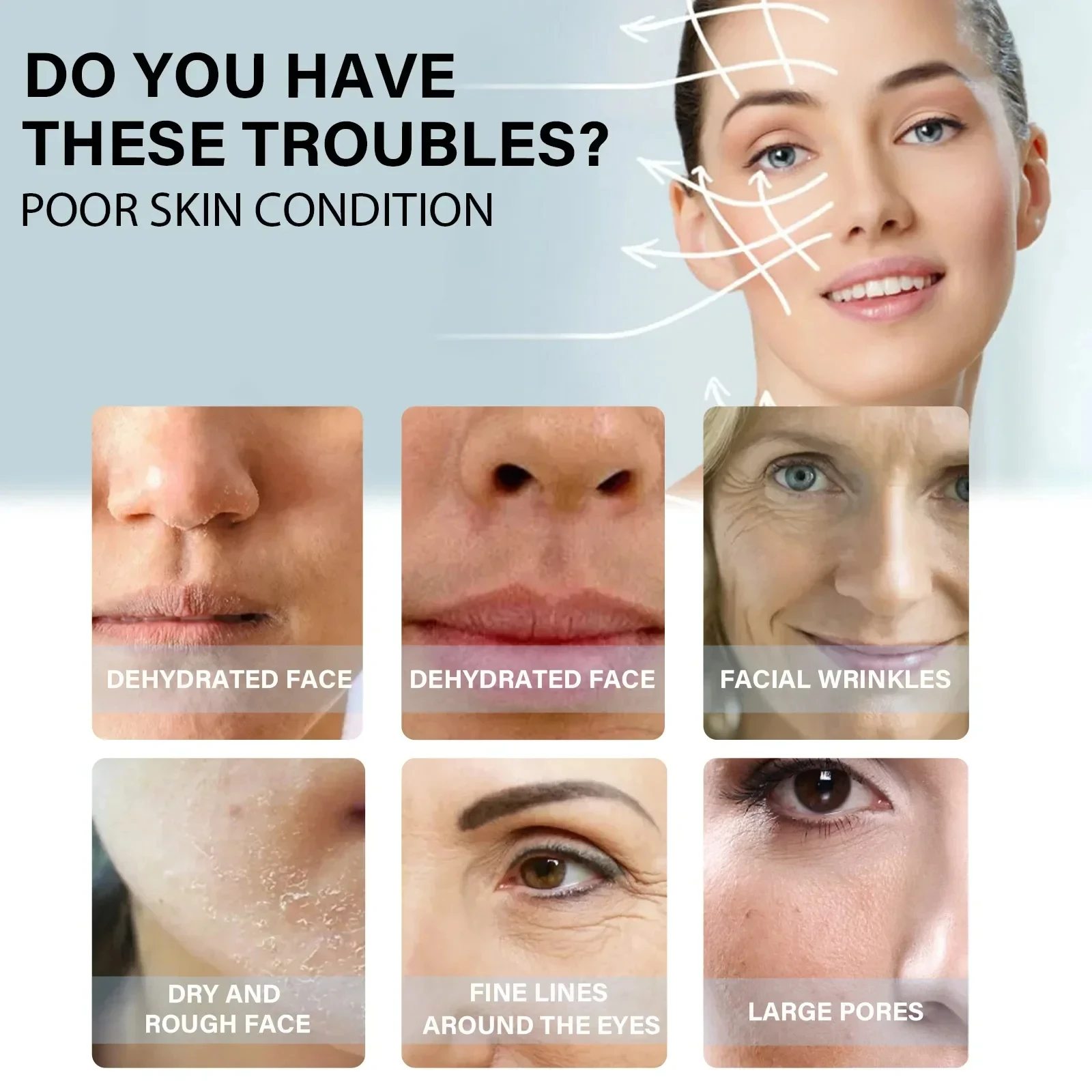 Gold Protein Line Anti-wrinkle Facial Filler Thread Lift Firm Face Serum Absorbable Anti Aging Moisturize Repair Skin Care 3