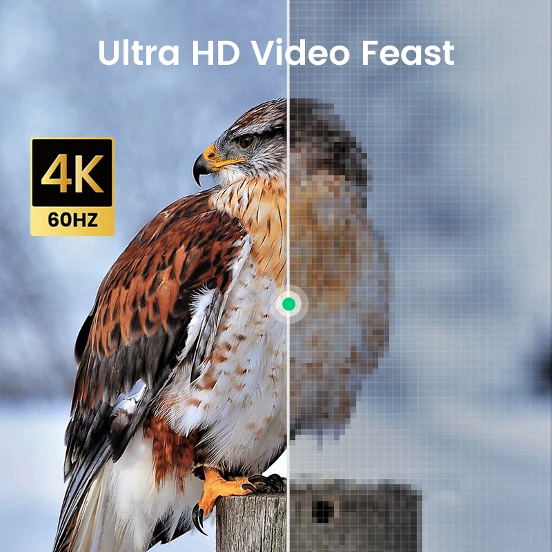 Ugreen-3D ȿ ũ ̴ HDMI to HDMI ̺, 4K/60Hz, GoPro  Ϳ Male to Male, 1m 1.5m 2m 3m ̴ HDMI