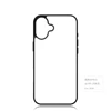 MANNIYA for iphone 16 plus 16 pro max 16E Blank 2D Sublimation TPU+PC rubber phone Case cover with Aluminum inserts 10pcs/lot 2