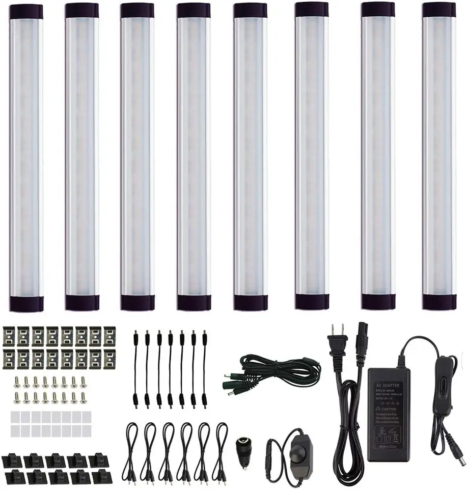 Dimmable LED Under Cabinet Strip Lights Kit