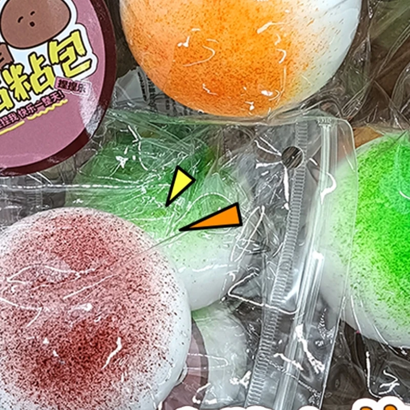 

Kids Soft Mochi Bread Toy Buns Squeezable Stretching Stress Reliever Toy