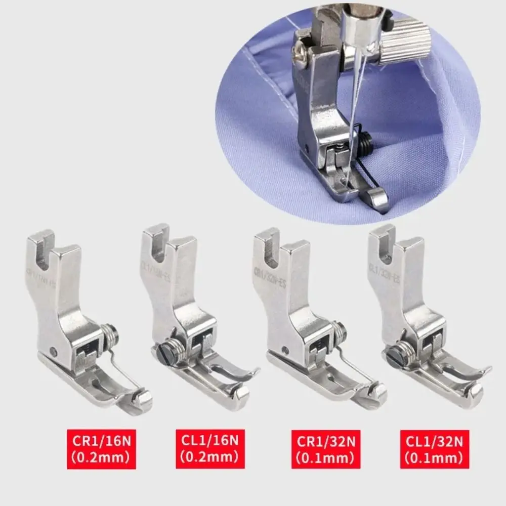 Steel Sewing Machine Foot for Topstitching and Collar Pressing