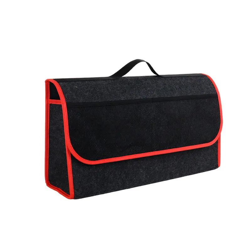 KAWOSEN Portable Foldable Car Trunk Organizer Felt Cloth Storage Box Case Auto Interior Stowing Tidying Container Bags CTOB07