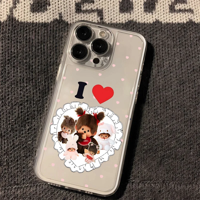 Cartoon M-Monchhichis Clear Phone Case Cover