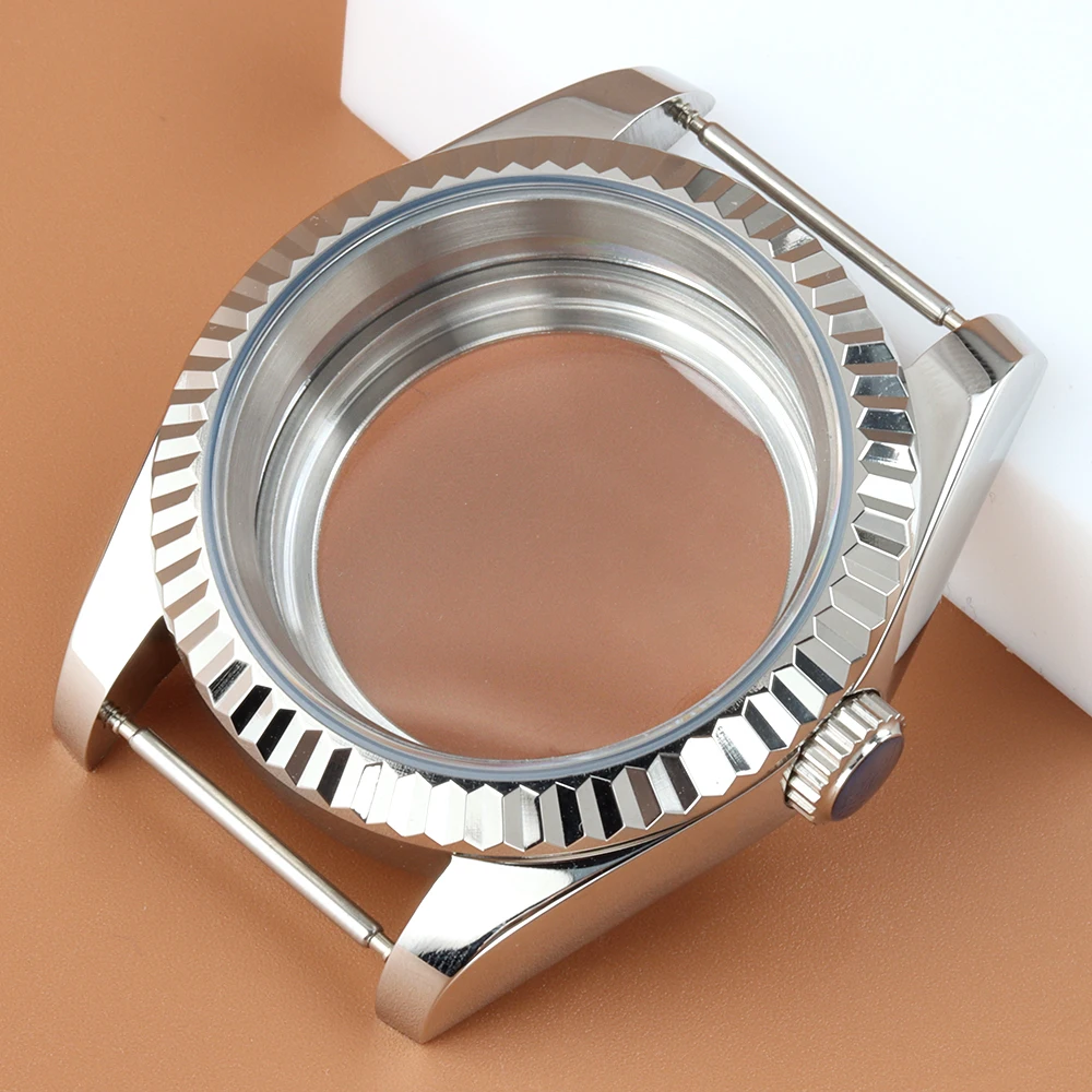 NH35 Round/Flat Edge 36mm/39mm Watch Case Fit NH35 NH36 Movement 28.5mm Dial