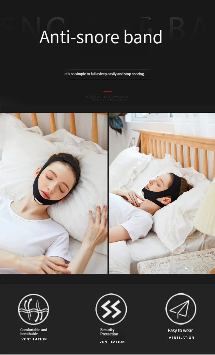 Description Picture 2 of itemMouth Breathing Corrective Belt Anti Snoring Drag Chin Strap Support Strap To Prevent Dislocation Of The Jaw