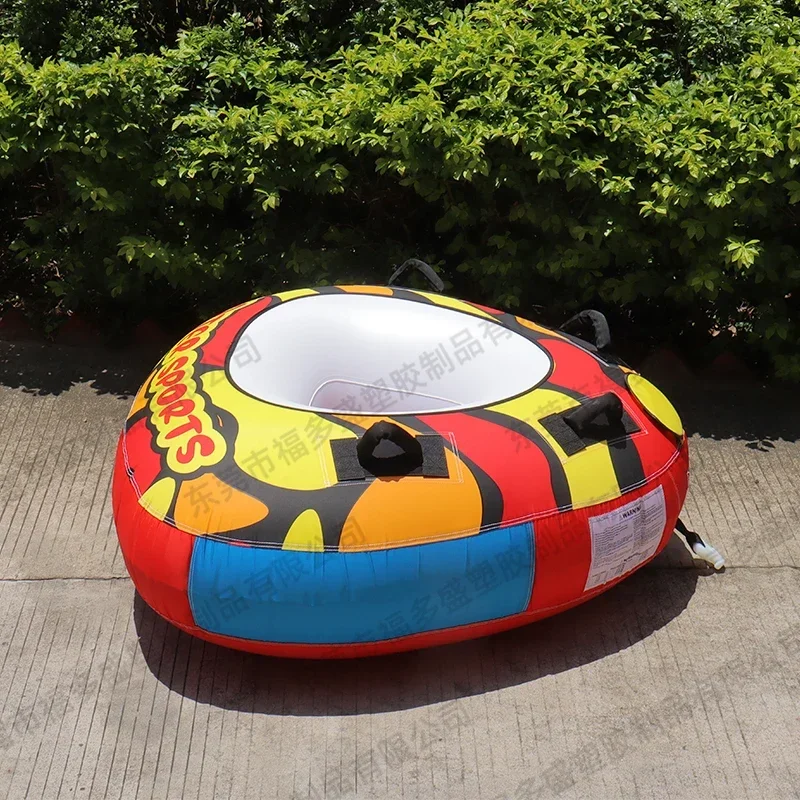 Spot water single towable tube inflatable drag boat water ski triangle speedboat drag ring sled(Products)