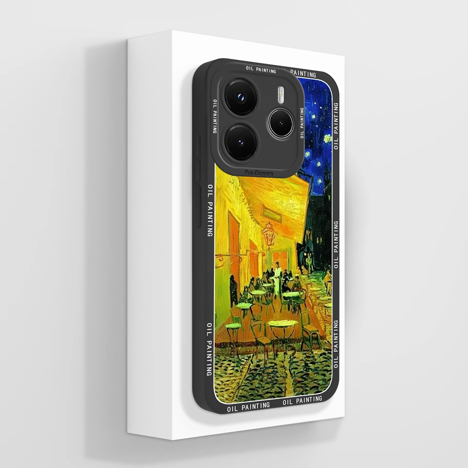 Beautiful Scenery Antifouling Anti-fall Silicone Back Cover Case