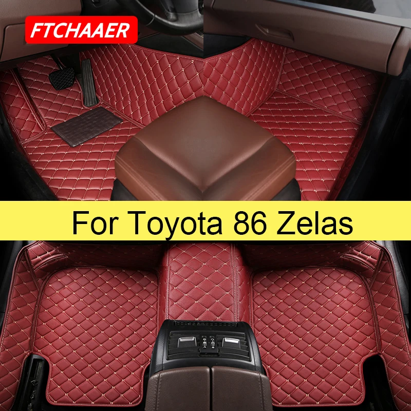 Ftchaaer Car Floor Mats For Toyota Gt 86 Coupe Zelas Zn6 Foot Coche Accessories Auto Carpets