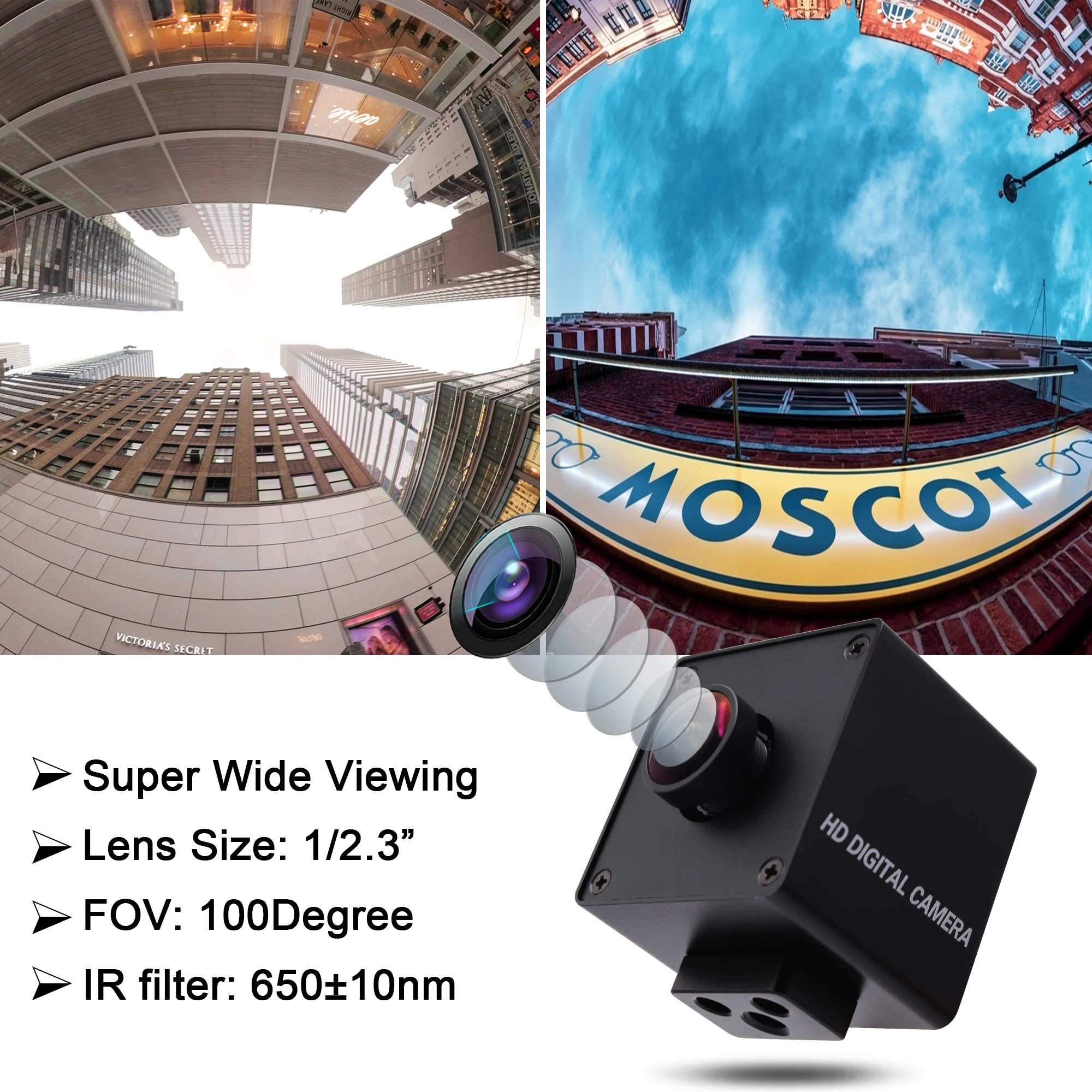 ELP 120fps 800P 210fps 480P Global Shutter USB Camera With 5-50mm Zoom Lens High Speed - View #4