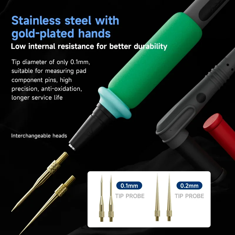 XZZ XINZHIZAO P2 Probe Tip Extra Sharp Multimeter Pen 1000V 20A