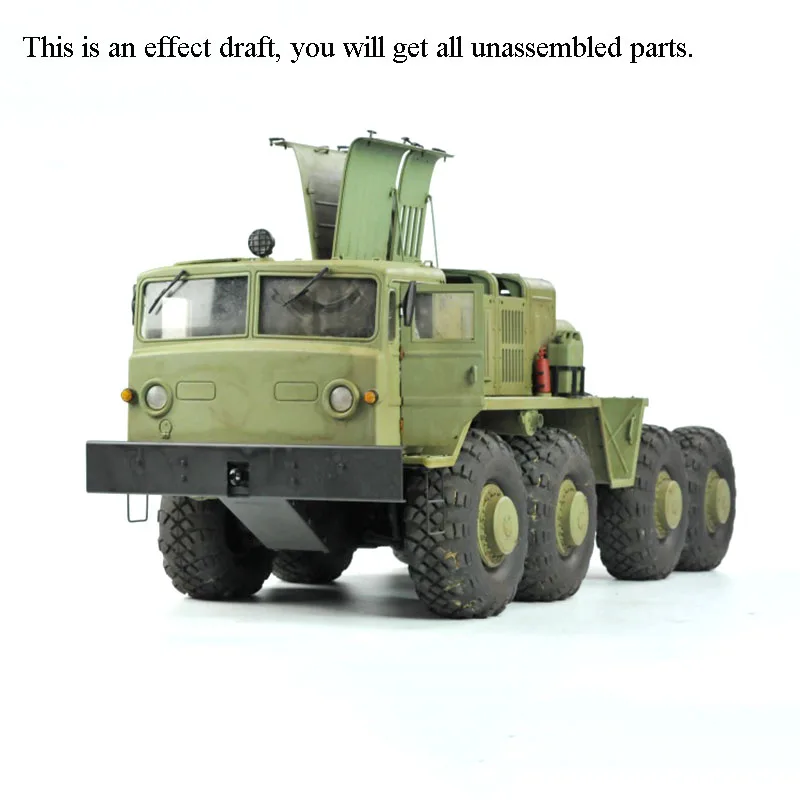 CROSS 1/12 RC BC8A Mammoth 8*8 Off-Road Car Military Truck KIT Motor Light Sound Unassembled Toys Gifts for Boys Model TH11099 2
