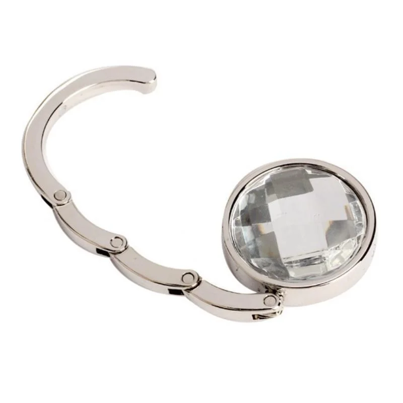Bag Hanger Handbag foldable Bag Hook Purse Table Hanger Holder Alloy Fashion Crystal Rhinestone