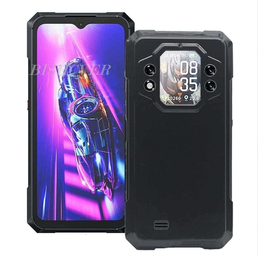 Durable Silicone Phone Case with Back Ring Holder Bracket - 6.72