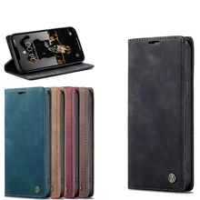 Luxury Leather Business Phone Case For iPhone 14 Pro Max 13 12 Pro Wallet Case For iPhone 11 Case XR 8 Plus Flip Card Slot Cover