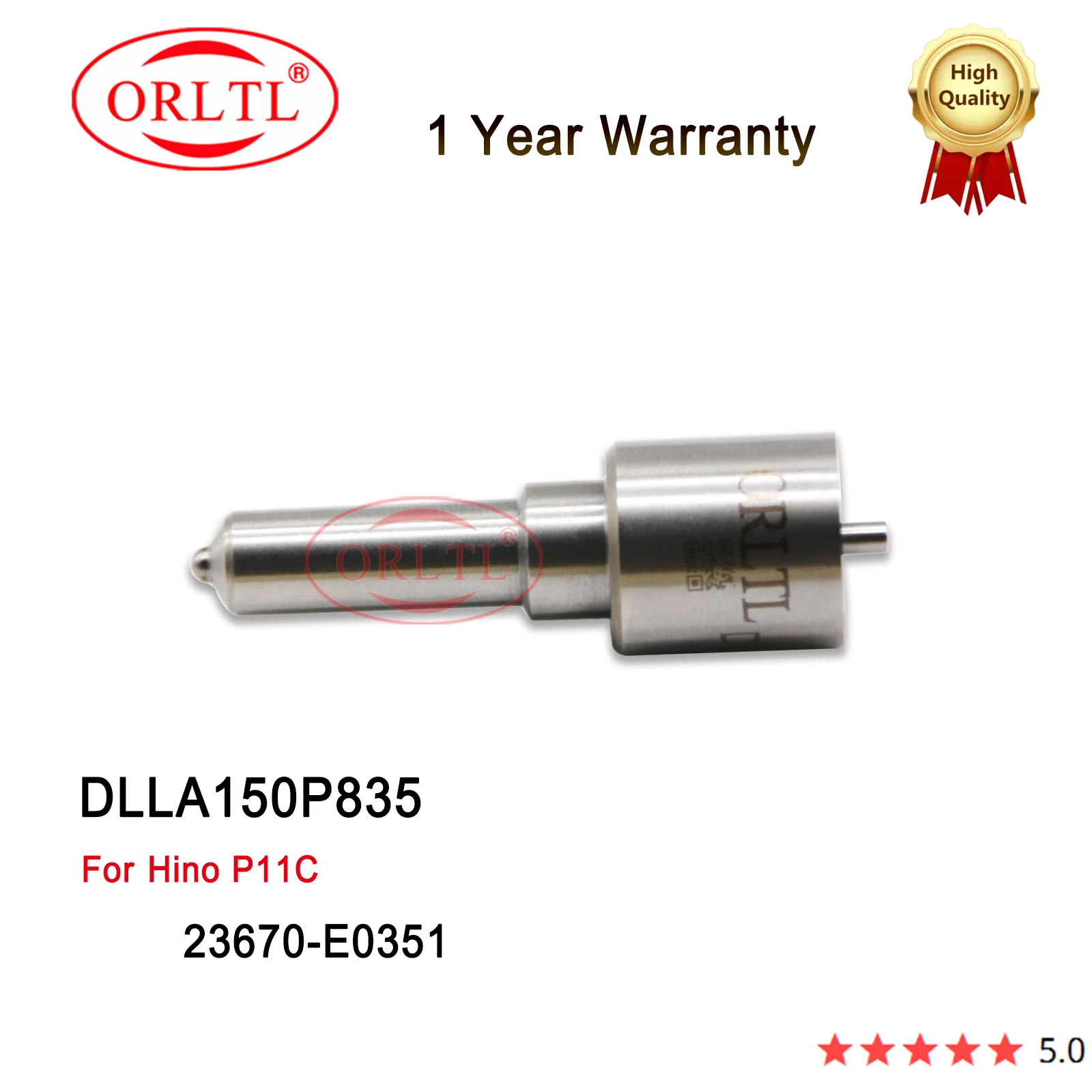 

23670-E0351 Common Rail Injector Nozzle Tips DLLA150P835 093400-8350 For Hino P11C 095000-5212 095000-5213 095000-5214