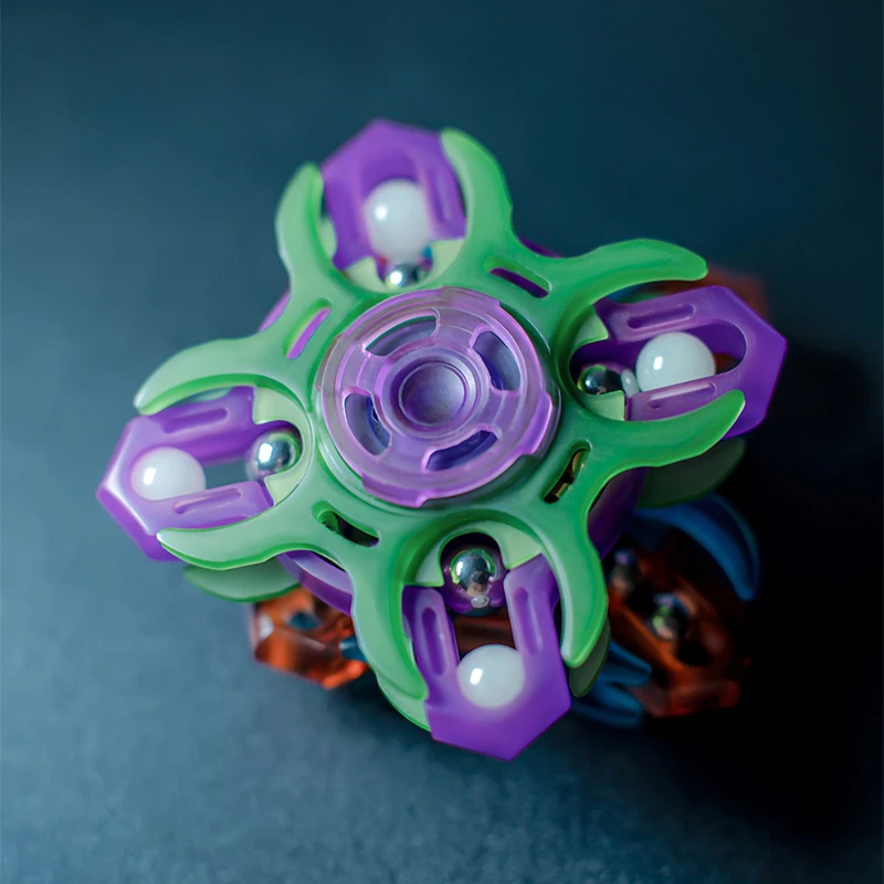 창의적인 PC EDC 핸드 스피너 마그네틱 오픈 아머 투리프 피젯 스피너 스트레스 해소 장난감 ADHD 집중력 향상 장난감 사무용품