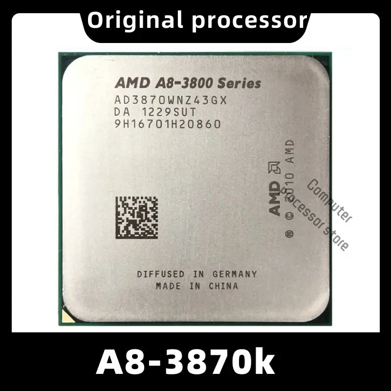 AMD A8 Series A8 3870K A8 3870 A8 3870K 3.0 GHz Quad Core CPU
