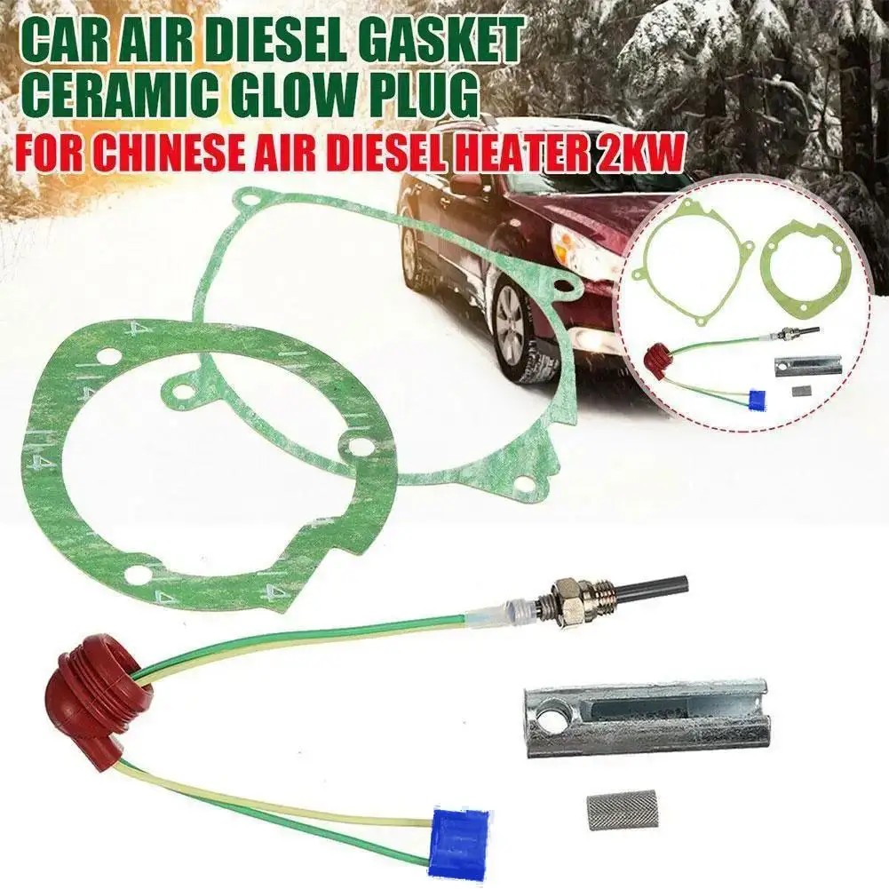 

Air Diesel Heater 12V / 24V Ceramic Glow Plug Burner Blower Gasket Strainer For Webasto Eberspacher 3-8kw Car Truck VAN Boa R4F8