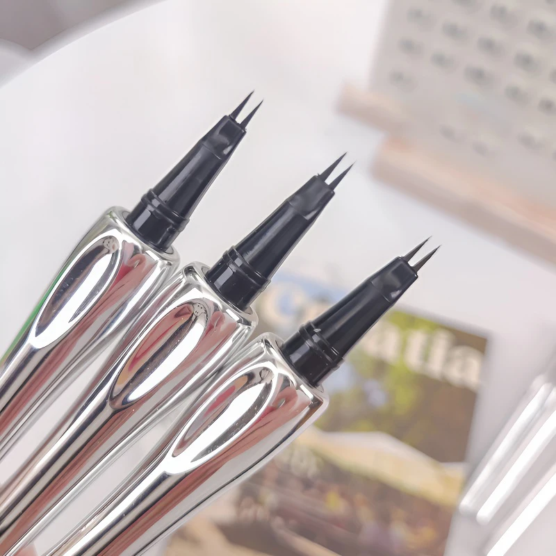 Liquid Eyebrow Pencil Waterproof 2 Point Microblade Brow Pen_voghion.com