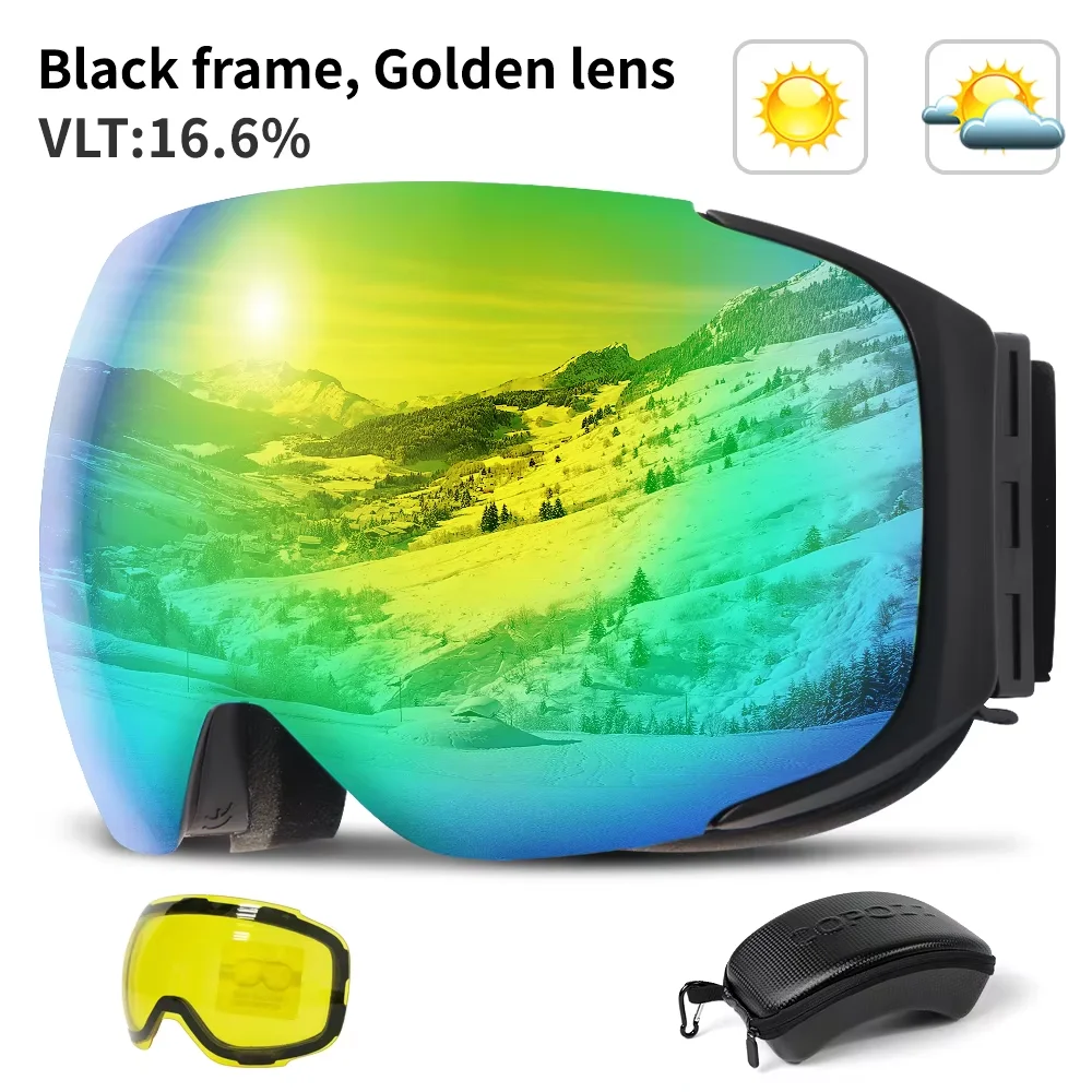 Gold goggles set