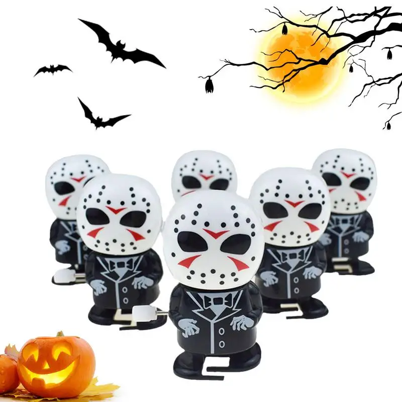 HalloweenToysForKids6pcsWalkingGhostHalloweenClockworkToysMultifunctionalMini