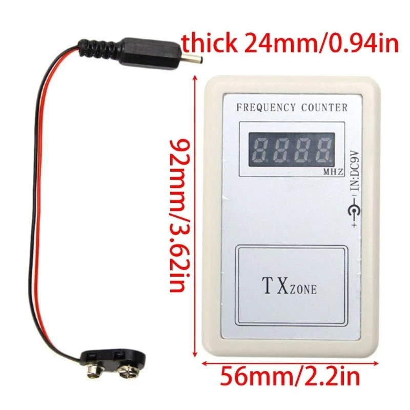 Handheld Wireless Remote Control Detector Counter Frequency Tester 250-450 MHZ