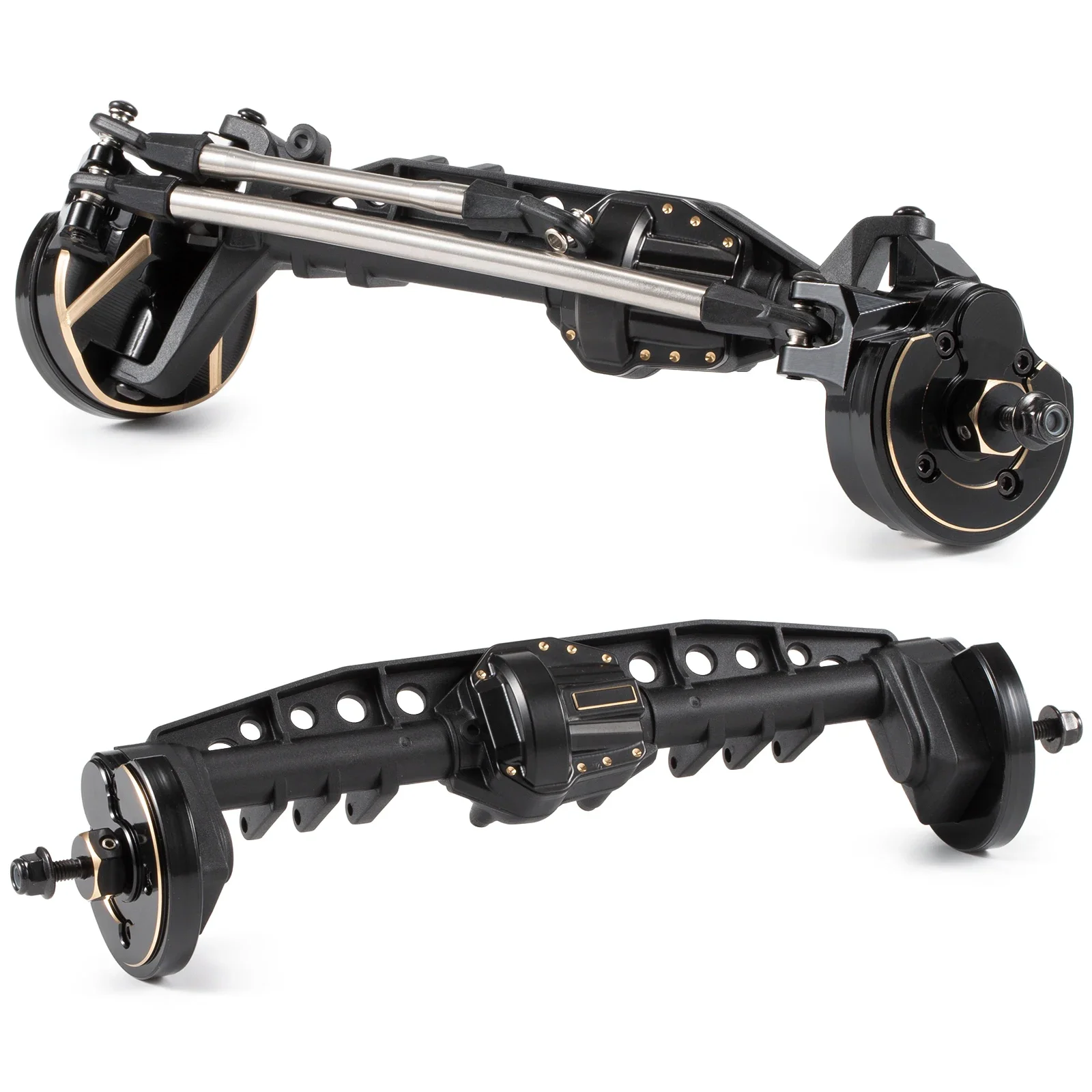 Axial AR45ポータル Completely Assembled AR45 Portal Axle and Brass Knuckle