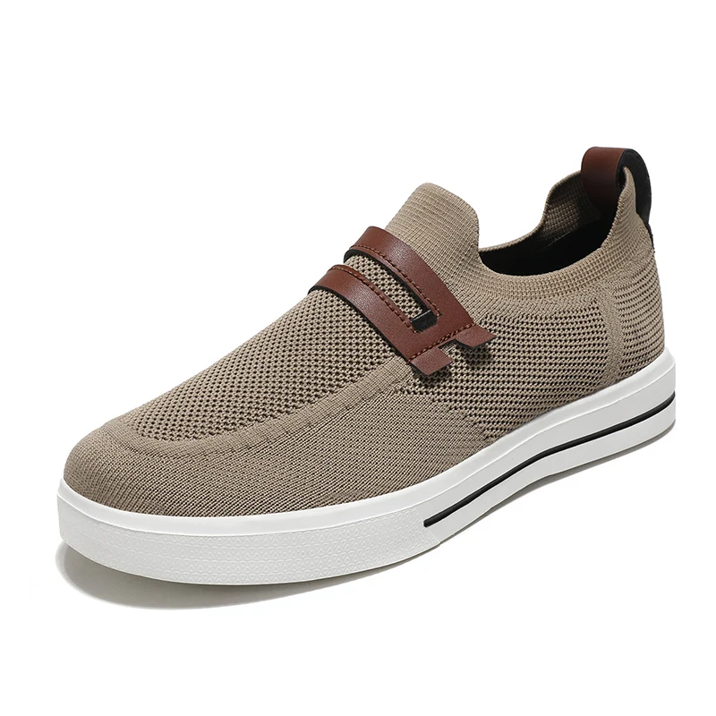 New Fashion Men Casual Shoes Lightweight Breathable Outdoor Walking Sports Shoes Driving Shoes Men Flat Canvas Shoes Large Size 6