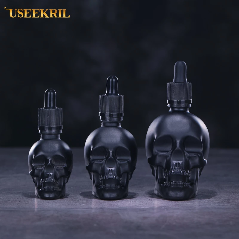 1 Piece Skull Bottle Bitter Bottle Of Bitter Medicine Dropper Liquor