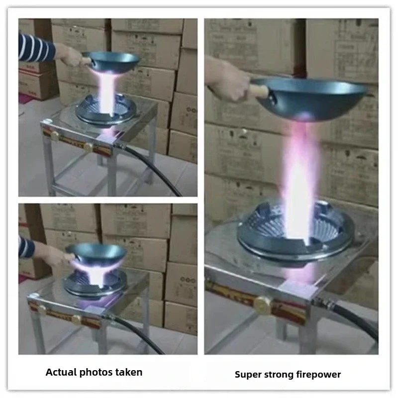 40Kw High Firepower Fierce Fire Stove Outdoor Camping Cooking Gas Stove Cooktops High Pressure Gas Cooker Flameout Protection 5