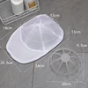 Caps Holder Organizer Bags Washing Machine Hat Cleaner Cover Baseball Cap Wash Cage Protector Laundry Bag Hollow Mesh Zip Pouch 3