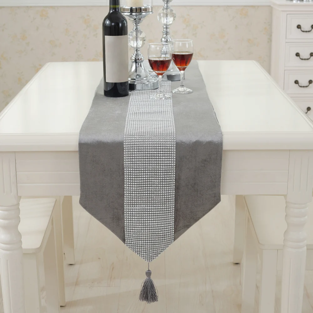 

Wedding Decoration Rectangle Kitchen Modern Birthday Runners Outdoor Party Decoration Table Runner luxury home decor