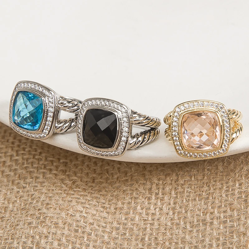 

Потрясающее кольцо с кубическим цирконием размером 11 мм, стильное шикарное латунное кольцо с покрытием из белого золота, ювелирные изделия, аксессуары для женщин