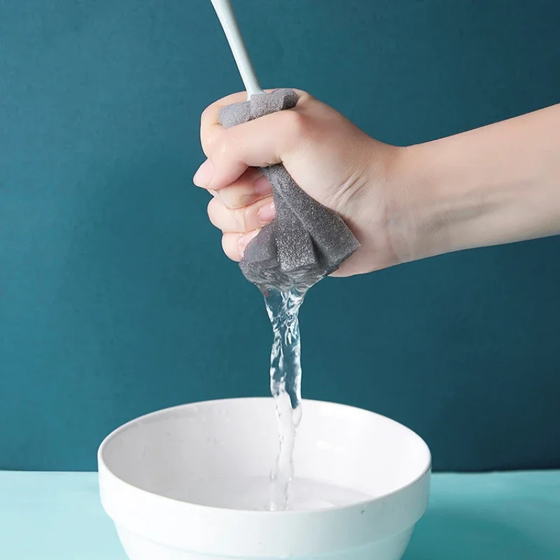 Long Handle Baby Bottle Brush Soft Sponge Brush Water Bottle Glass Cup Washing Cleaner Tool Kitchen Cleaning Tool Specialty Tool