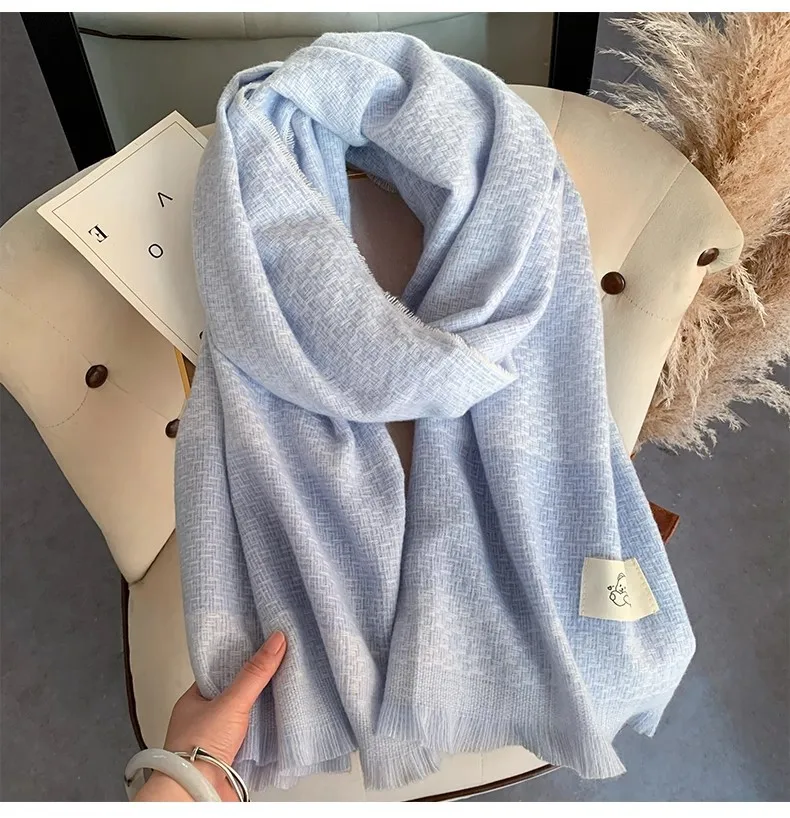 Damenschals Koreanischer Retro Niedlicher Cartoon Teddybär Kawaii Adrette JK Süßer Schal Winter Verdickter Warmer Vielseitiger Schal – Detail 2