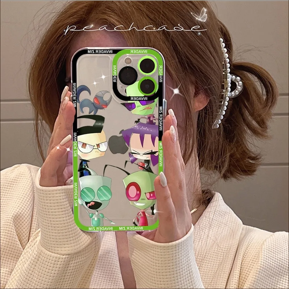 Invader Zim  11 12 13 14 ̴  ƽ XR X XS TPU  ̽, 8 7 6 ÷ SE 2020