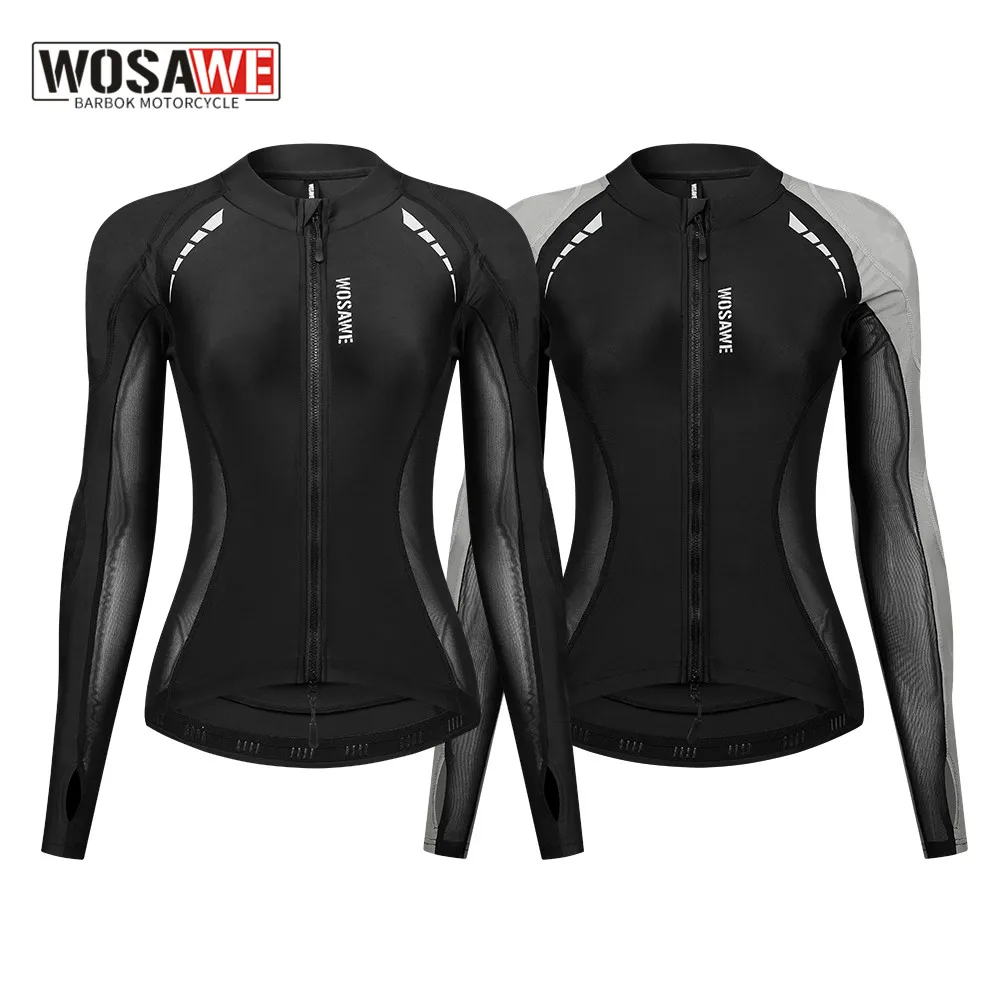 Women Motorcycle Soft Armor Full Body Summer Motorbike Skiing Protective Jacket Lady Motocross Racing Undershirt CE motorcycle jackets motorcycle body armor motorcycle armor vest motorcycle armor