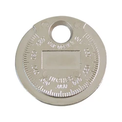 Adjustable Spark Plug Gap Measurement & Adjustment Tool (0.6 - 2.4mm Range) (Silver)